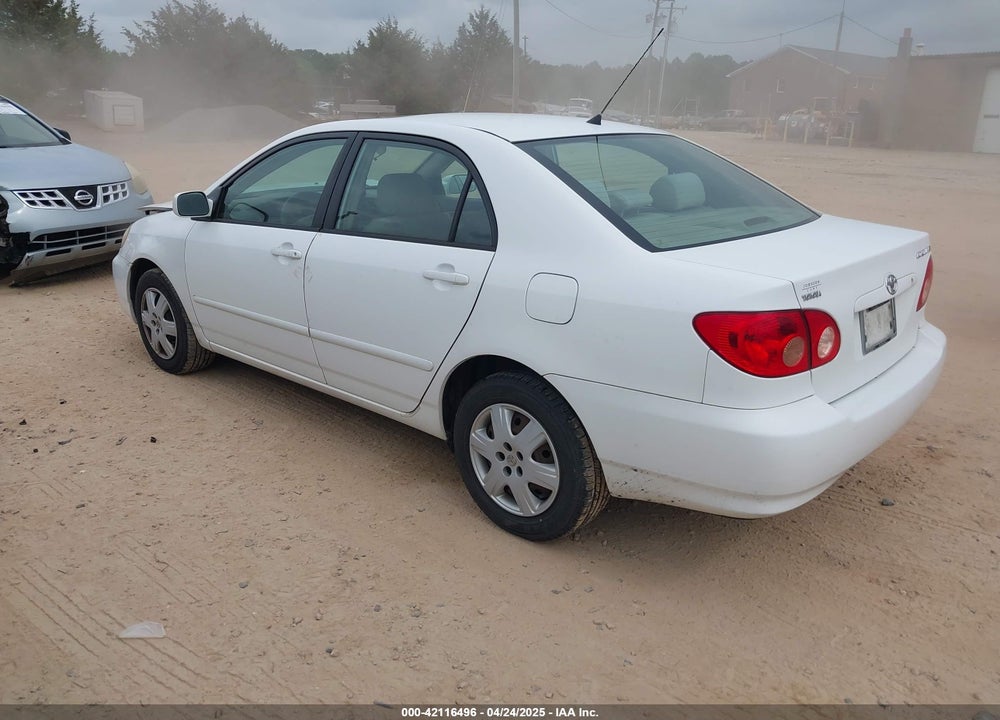 2005 TOYOTA COROLLA LE VIN: 2T1BR30EX5C426707