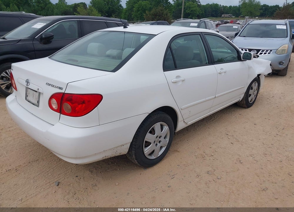 2005 TOYOTA COROLLA LE VIN: 2T1BR30EX5C426707