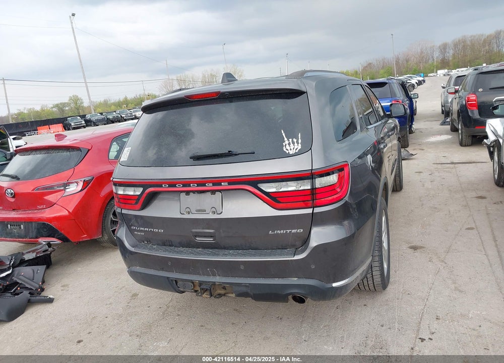 2014 DODGE DURANGO LIMITED VIN: 1C4RDJDG8EC597056