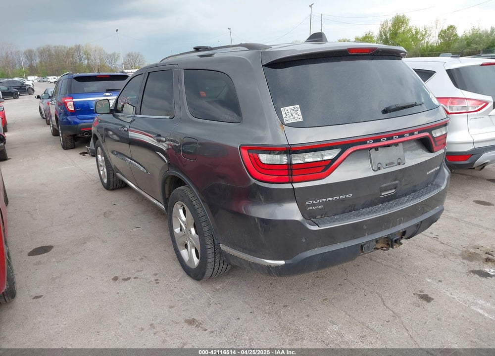 2014 DODGE DURANGO LIMITED VIN: 1C4RDJDG8EC597056