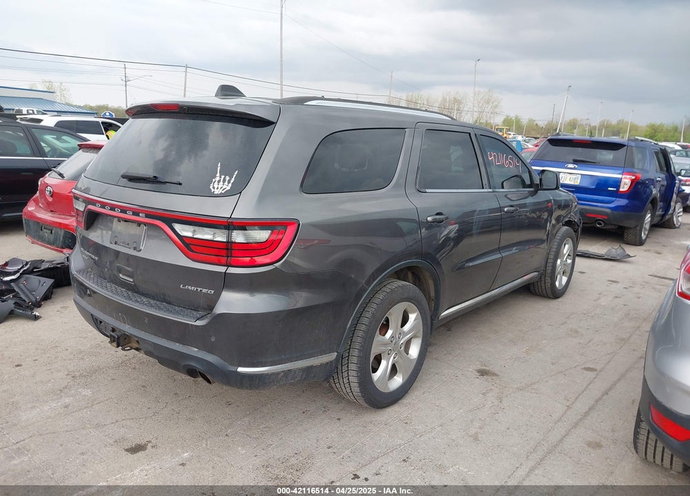 2014 DODGE DURANGO LIMITED VIN: 1C4RDJDG8EC597056