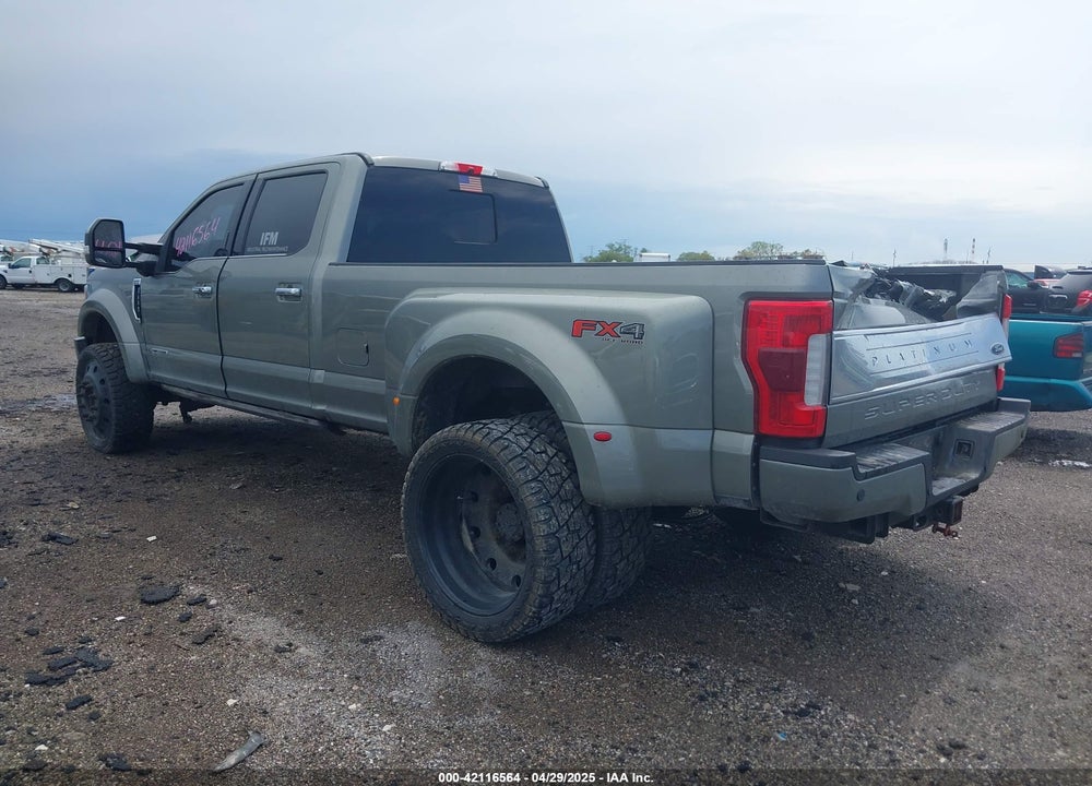 2019 FORD F-450 PLATINUM VIN: 1FT8W4DT8KEF64207