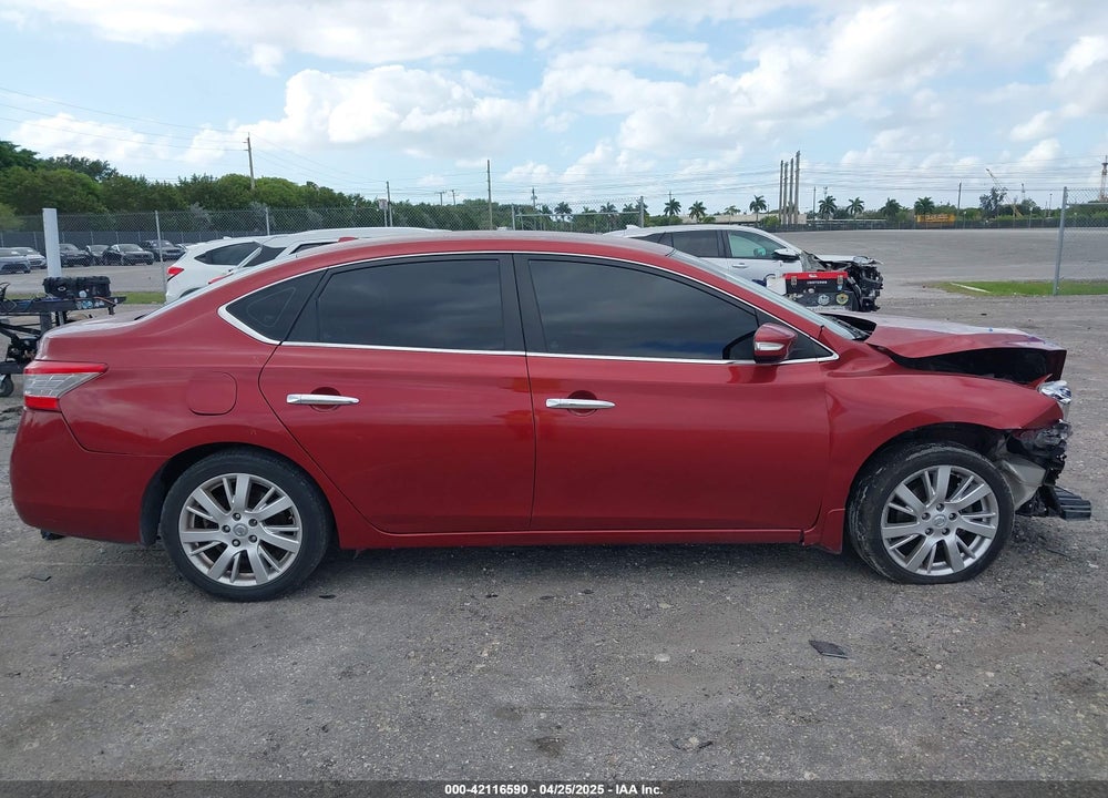 2015 NISSAN SENTRA SL VIN: 3N1AB7AP0FY297128