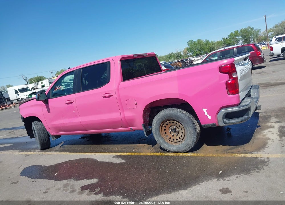 2021 CHEVROLET SILVERADO 1500 4WD  SHORT BED LT/4WD  STANDARD BED LT VIN: 1GCUYDED6MZ415709
