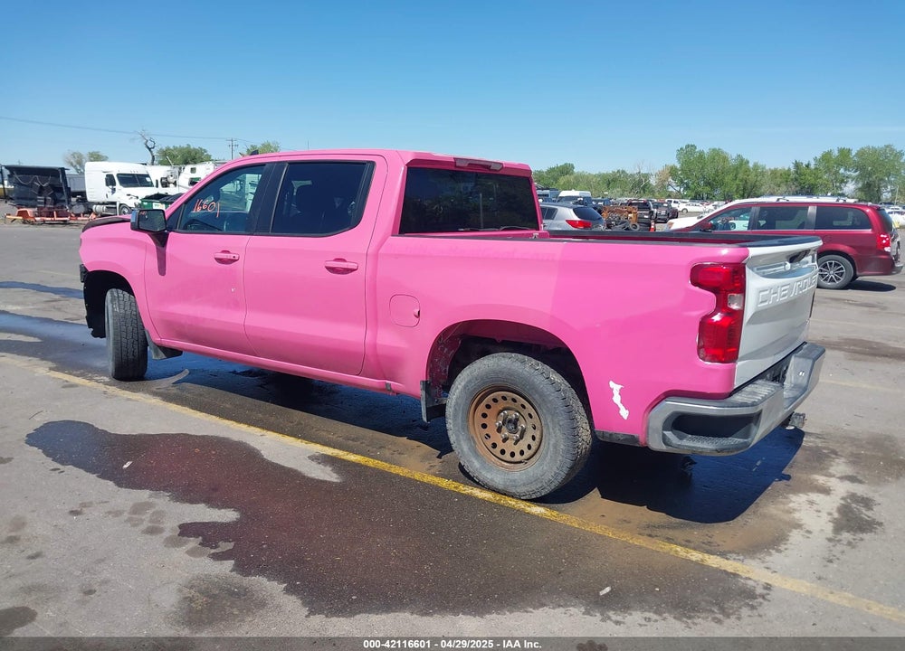2021 CHEVROLET SILVERADO 1500 4WD  SHORT BED LT/4WD  STANDARD BED LT VIN: 1GCUYDED6MZ415709