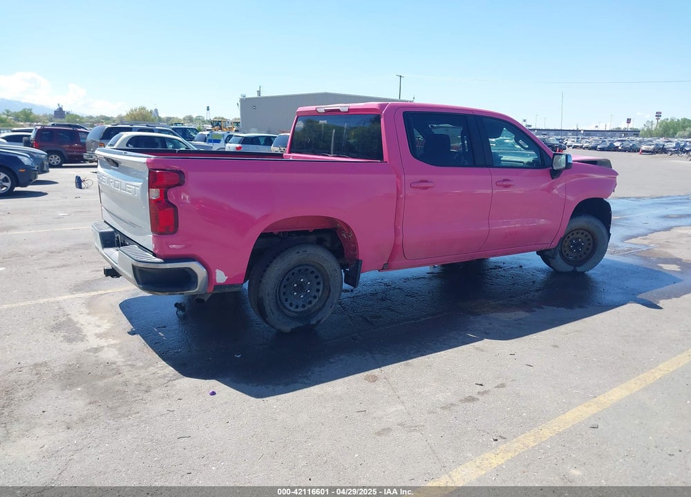 2021 CHEVROLET SILVERADO 1500 4WD  SHORT BED LT/4WD  STANDARD BED LT VIN: 1GCUYDED6MZ415709