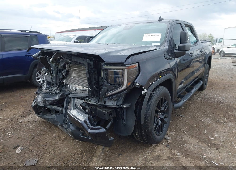 2022 GMC SIERRA 1500 4WD SHORT BOX ELEVATION WITH 3SB VIN: 3GTPUCEK1NG557680