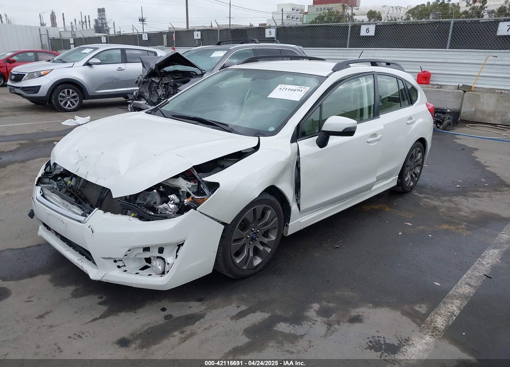 2015 SUBARU IMPREZA 2.0I SPORT LIMITED VIN: JF1GPAV62FH216252