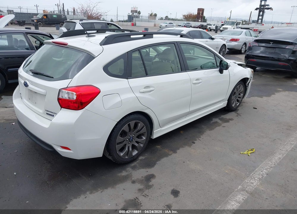2015 SUBARU IMPREZA 2.0I SPORT LIMITED VIN: JF1GPAV62FH216252