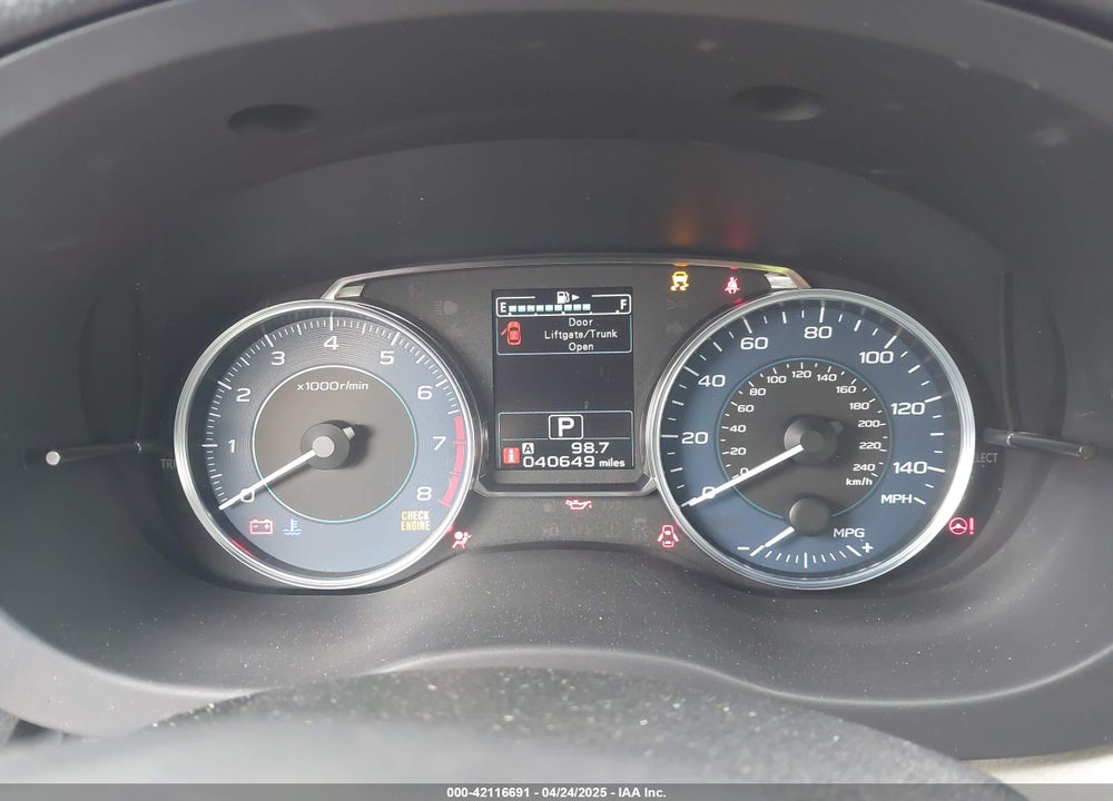 2015 SUBARU IMPREZA 2.0I SPORT LIMITED VIN: JF1GPAV62FH216252