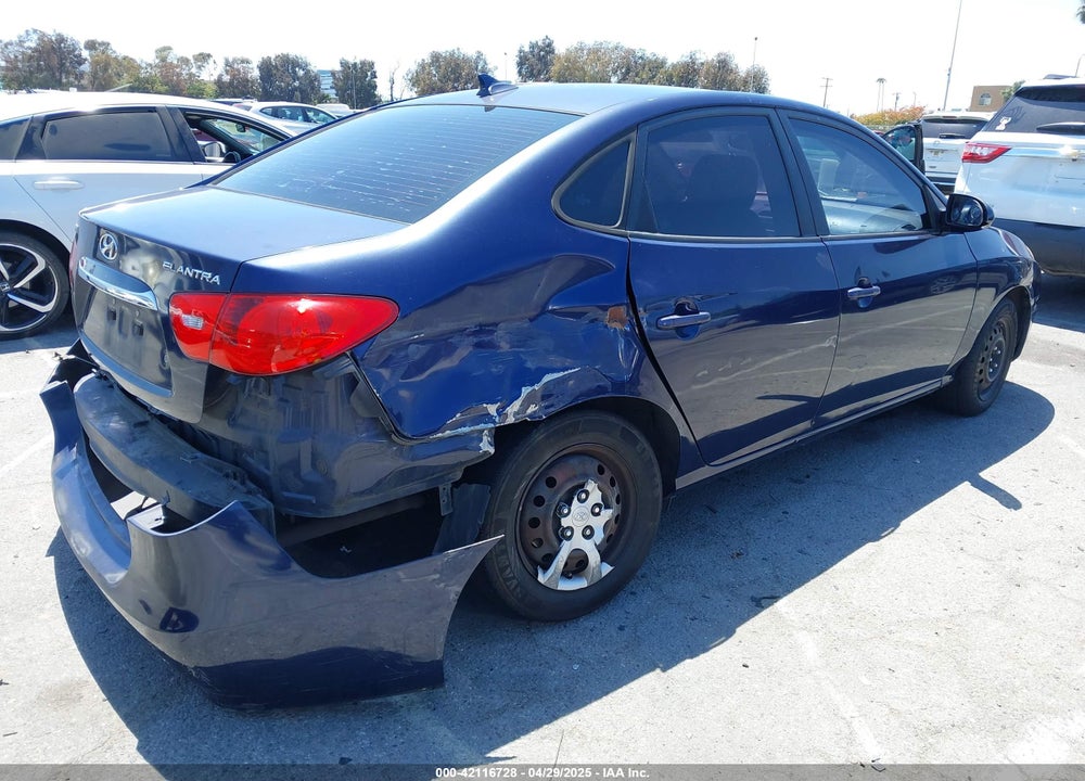 2010 HYUNDAI ELANTRA VIN: KMHDU4AD6AU133687
