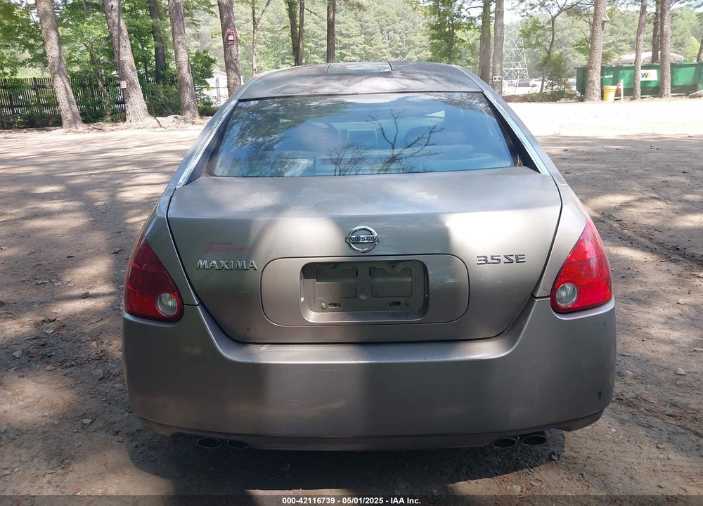 2006 NISSAN MAXIMA 3.5 SE VIN: 1N4BA41E06C848920