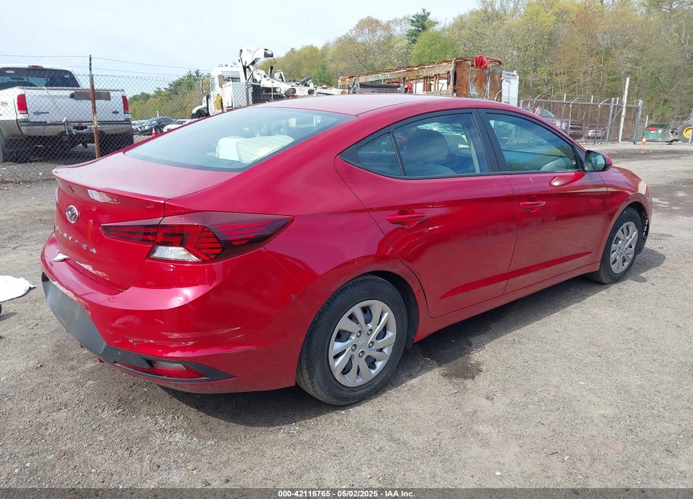 2019 HYUNDAI ELANTRA VIN: KMHD74LF9KU790216