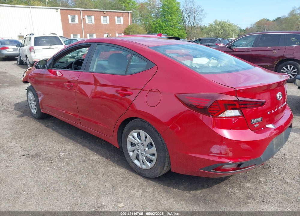 2019 HYUNDAI ELANTRA VIN: KMHD74LF9KU790216