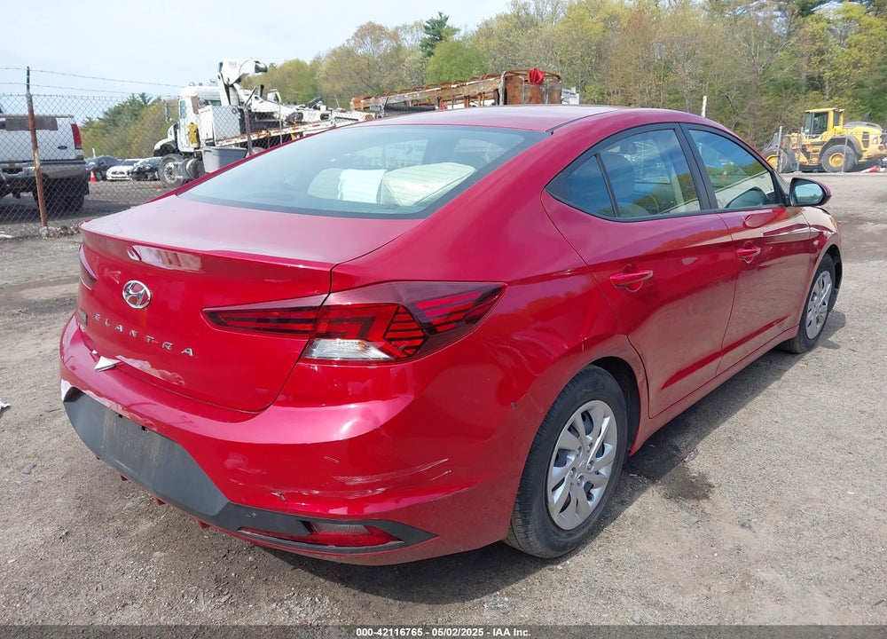 2019 HYUNDAI ELANTRA VIN: KMHD74LF9KU790216