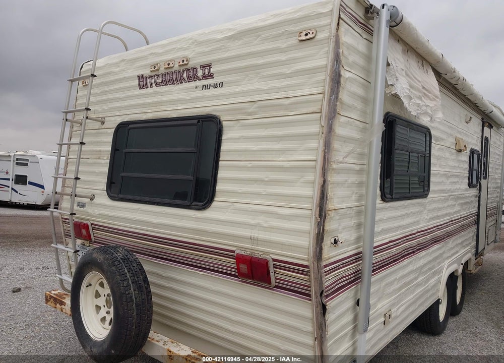 1993 NU-WA HITCHHIKER II 5TH WHEEL TRAVEL TRAILER VIN: 1C932JN03PB020130