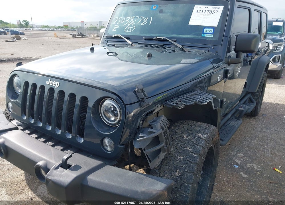 2017 JEEP WRANGLER UNLIMITED SPORT 4X4 VIN: 1C4BJWDG8HL682622