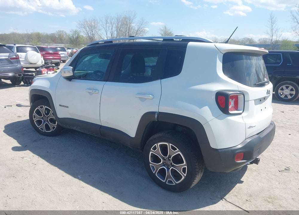 2017 JEEP RENEGADE LIMITED 4X4 VIN: ZACCJBDB3HPE47042