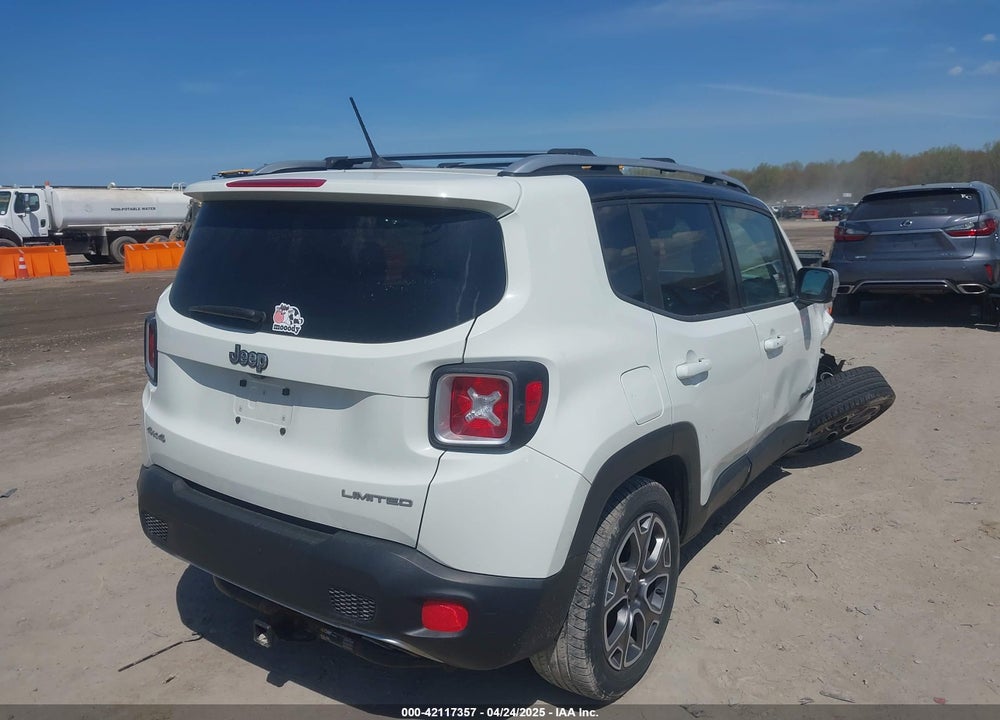 2017 JEEP RENEGADE LIMITED 4X4 VIN: ZACCJBDB3HPE47042