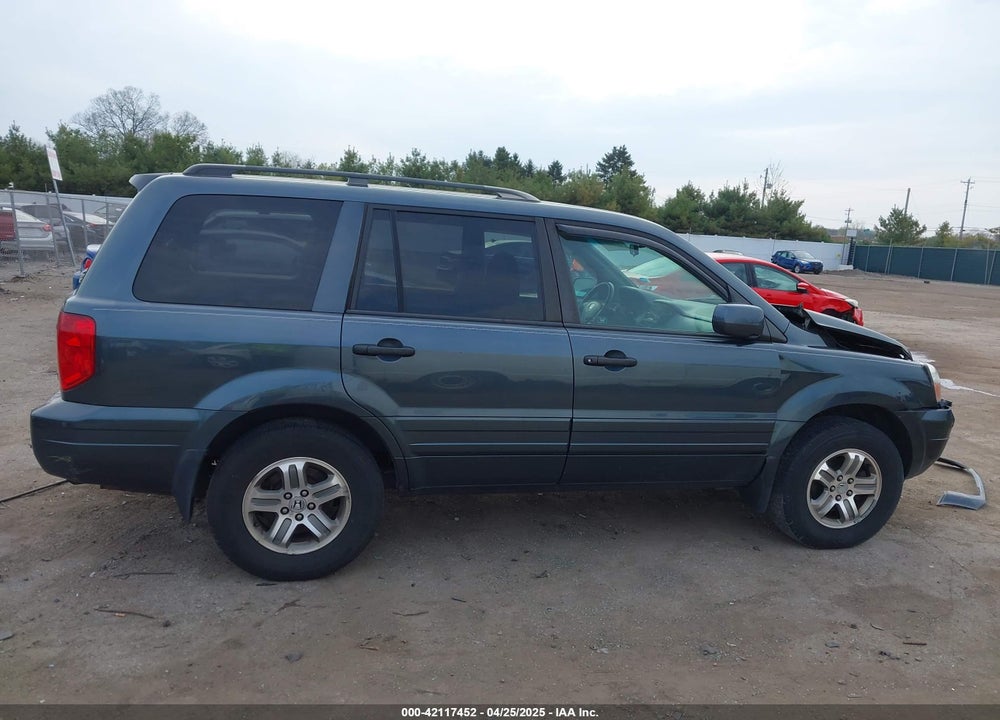 2004 HONDA PILOT EX VIN: 5FNYF18464B009145
