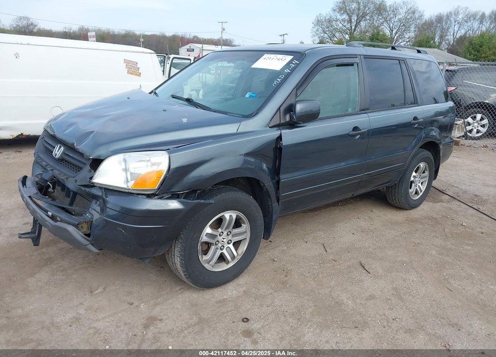 2004 HONDA PILOT EX VIN: 5FNYF18464B009145