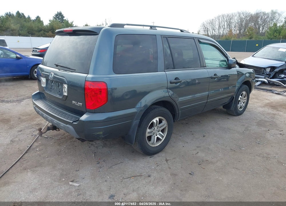 2004 HONDA PILOT EX VIN: 5FNYF18464B009145