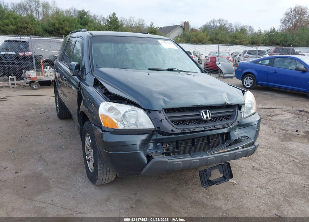 2004 HONDA PILOT EX VIN: 5FNYF18464B009145