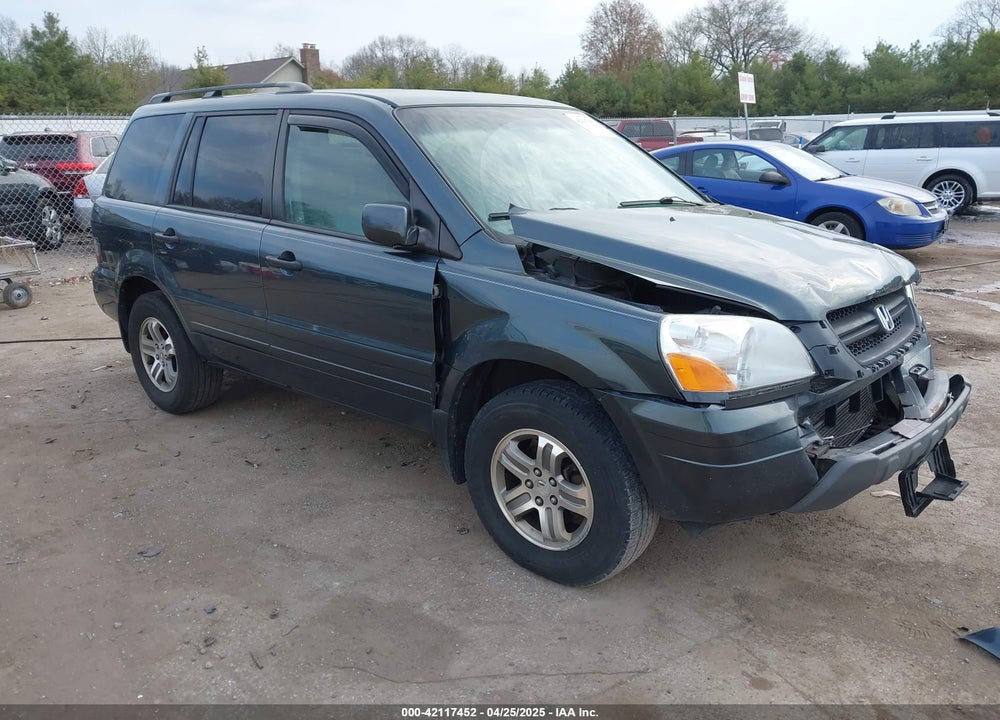 2004 HONDA PILOT EX VIN: 5FNYF18464B009145