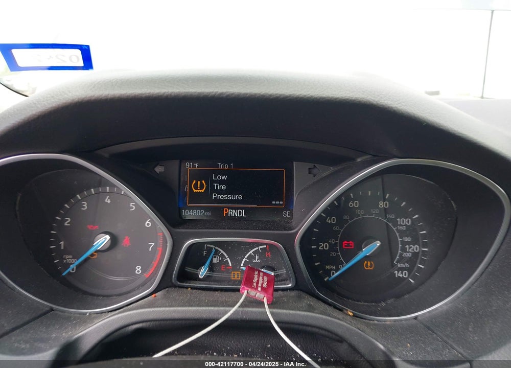 2017 FORD FOCUS VIN: 1FADP3F23HL232809