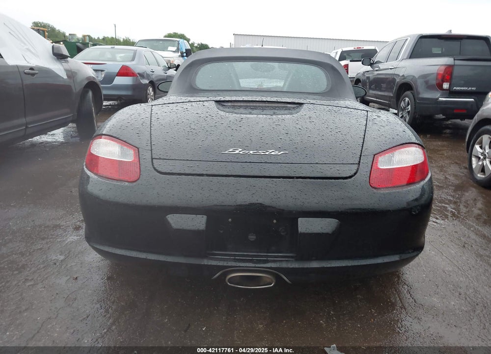 2008 PORSCHE BOXSTER LIMITED EDITION VIN: WP0CA29828U710956