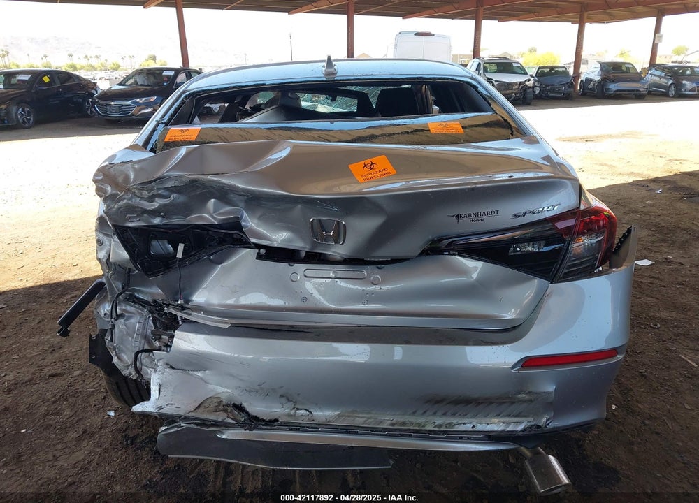 2025 HONDA CIVIC VIN: 2HGFE2F59SH580567