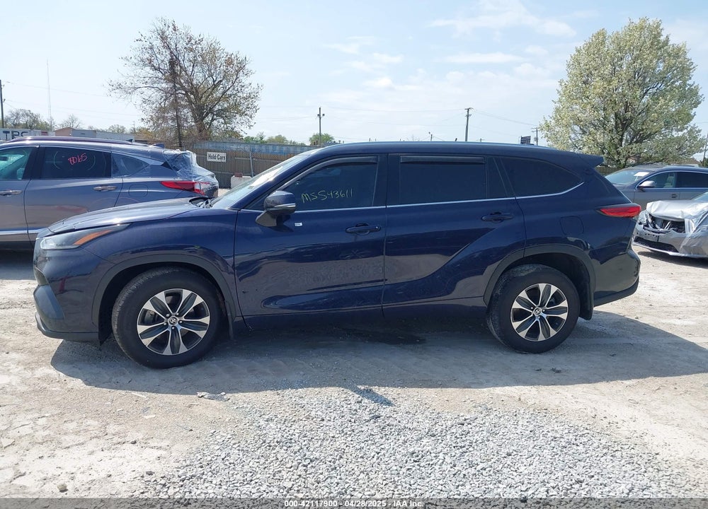 2021 TOYOTA HIGHLANDER XLE VIN: 5TDGZRBH4MS543611