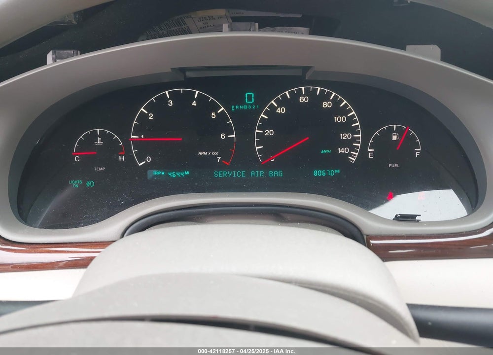 2001 CADILLAC SEVILLE VIN: 1G6KY54941U215997