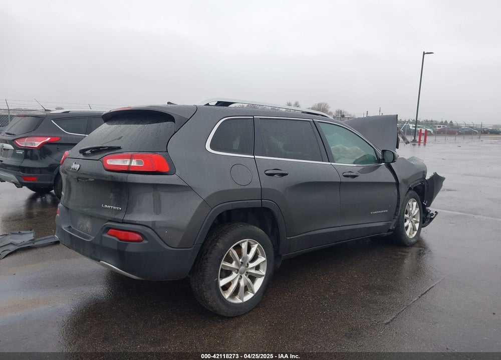2016 JEEP CHEROKEE LIMITED VIN: 1C4PJMDB9GW252335