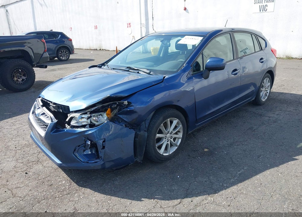 2012 SUBARU IMPREZA VIN: JF1GPAB6XCH218198