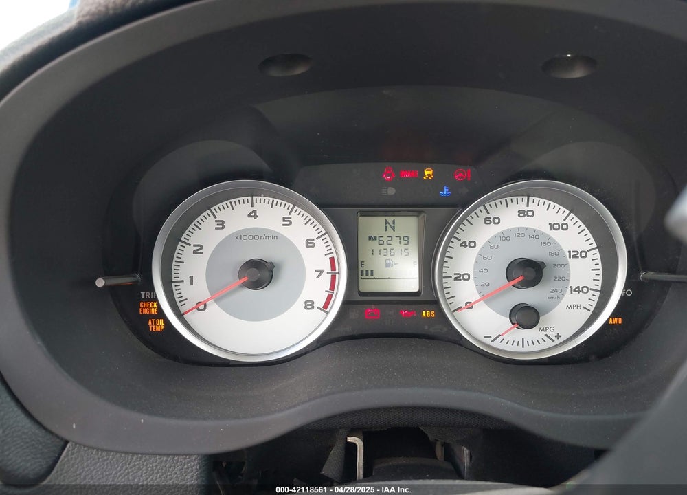 2012 SUBARU IMPREZA VIN: JF1GPAB6XCH218198
