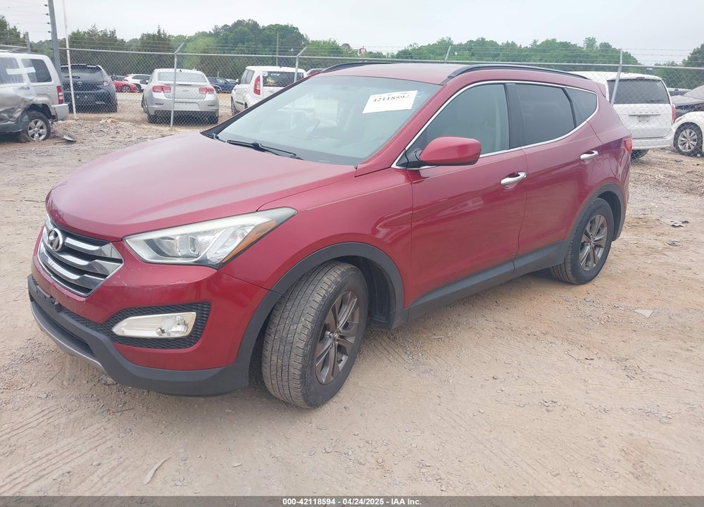 2013 HYUNDAI SANTA FE VIN: 5XYZU3LB6DG078390