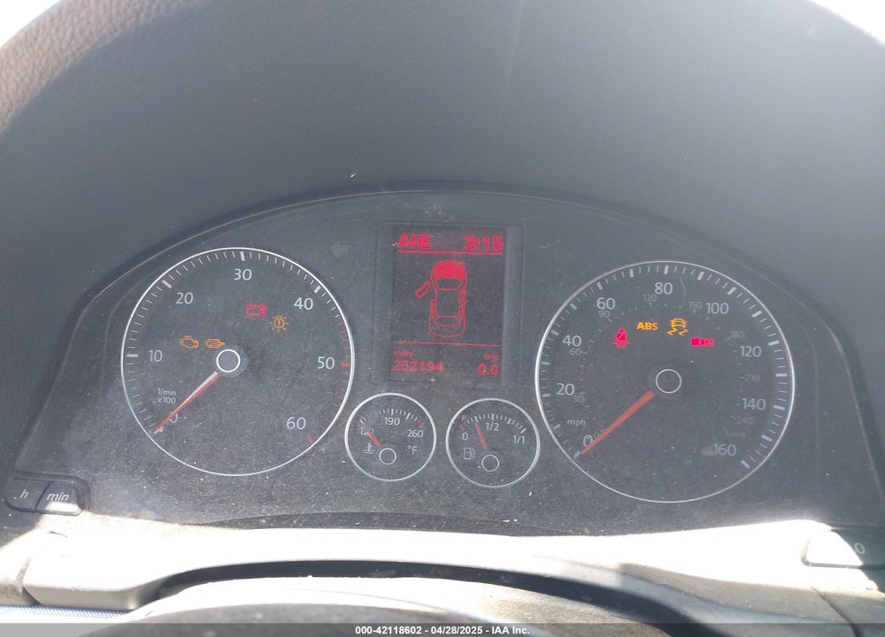2009 VOLKSWAGEN JETTA VIN: 3VWRL71K89M135838