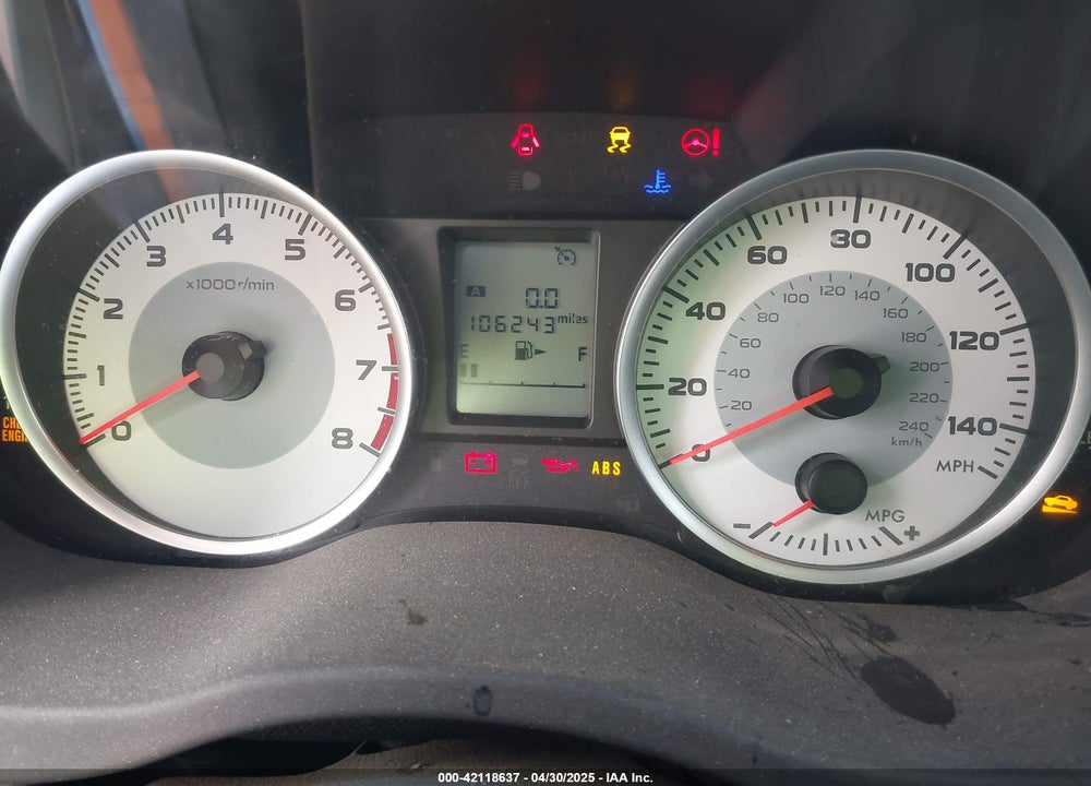 2014 SUBARU IMPREZA VIN: JF1GJAC66EG023529