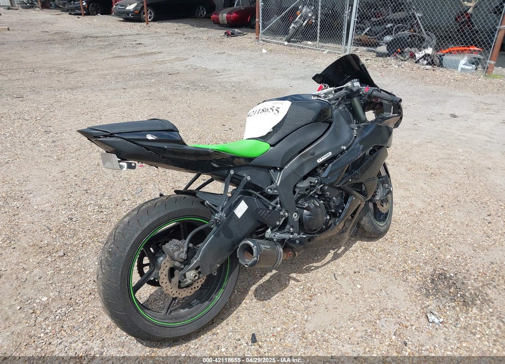 2009 KAWASAKI ZX600 R VIN: JKAZX4R109A007876