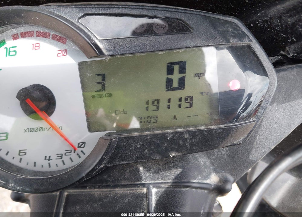 2009 KAWASAKI ZX600 R VIN: JKAZX4R109A007876