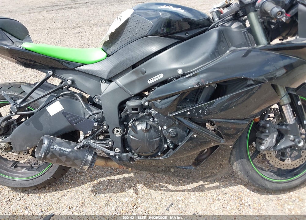 2009 KAWASAKI ZX600 R VIN: JKAZX4R109A007876