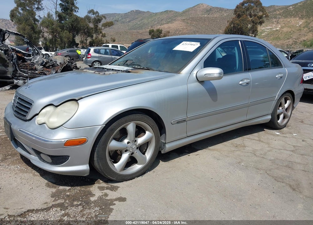 2005 MERCEDES-BENZ C 230 KOMPRESSOR SPORT VIN: WDBRF40J15A782461