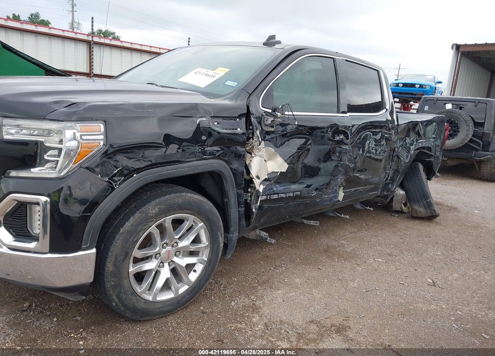 2021 GMC SIERRA 1500 2WD SHORT BOX SLT VIN: 3GTP8DED1MG111555