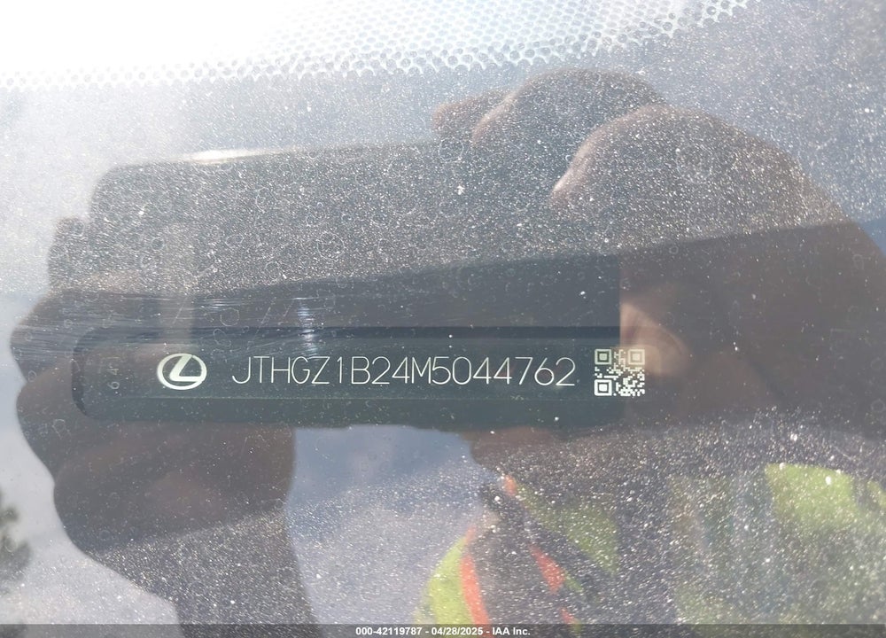 2021 LEXUS IS 350 F-SPORT VIN: JTHGZ1B24M5044762
