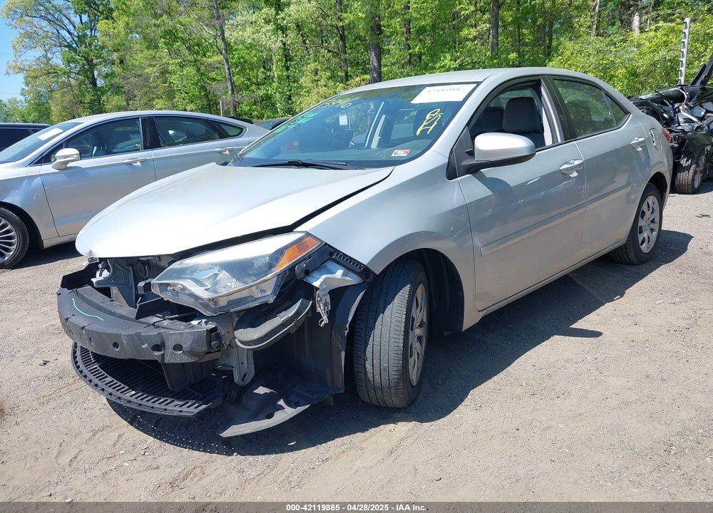 2016 TOYOTA COROLLA VIN: 2T1BURHE3GC626062