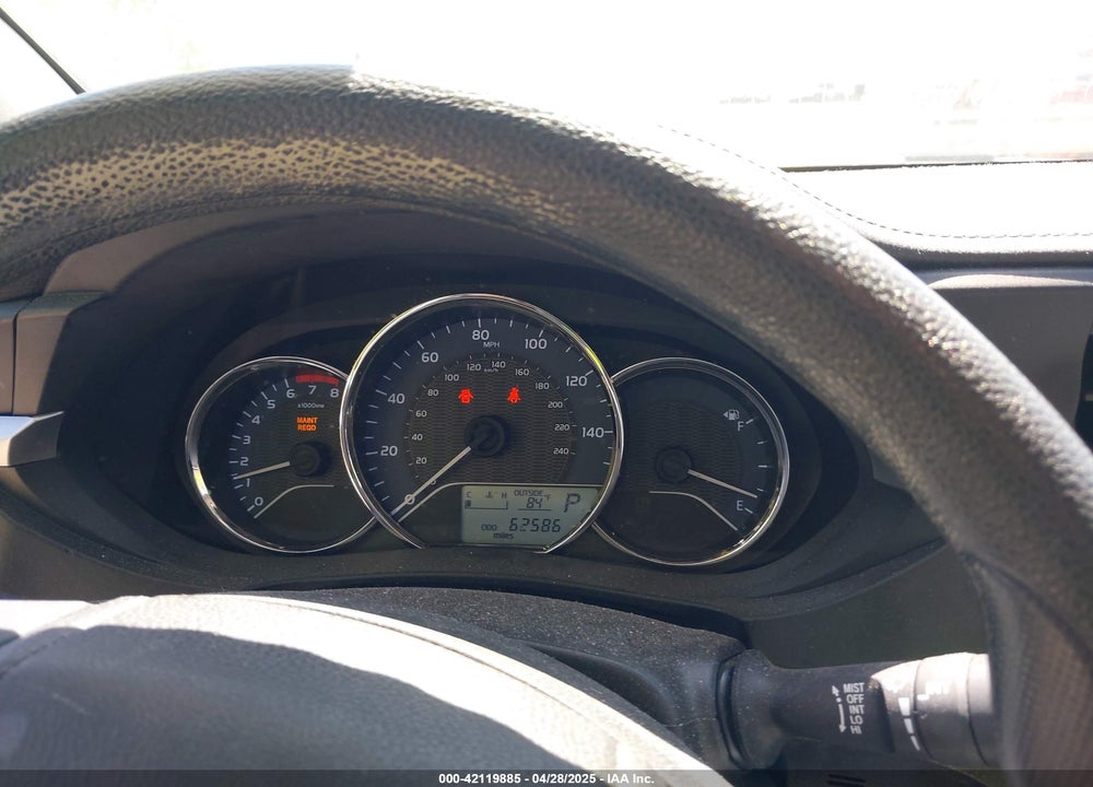 2016 TOYOTA COROLLA VIN: 2T1BURHE3GC626062