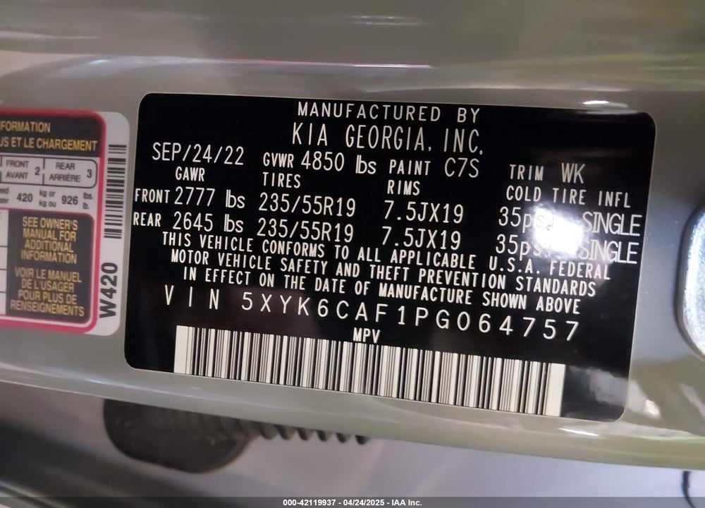 2023 KIA SPORTAGE X LINE VIN: 5XYK6CAF1PG064757