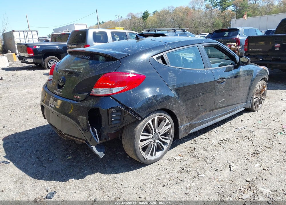 2016 HYUNDAI VELOSTER TURBO VIN: KMHTC6AE6GU271256