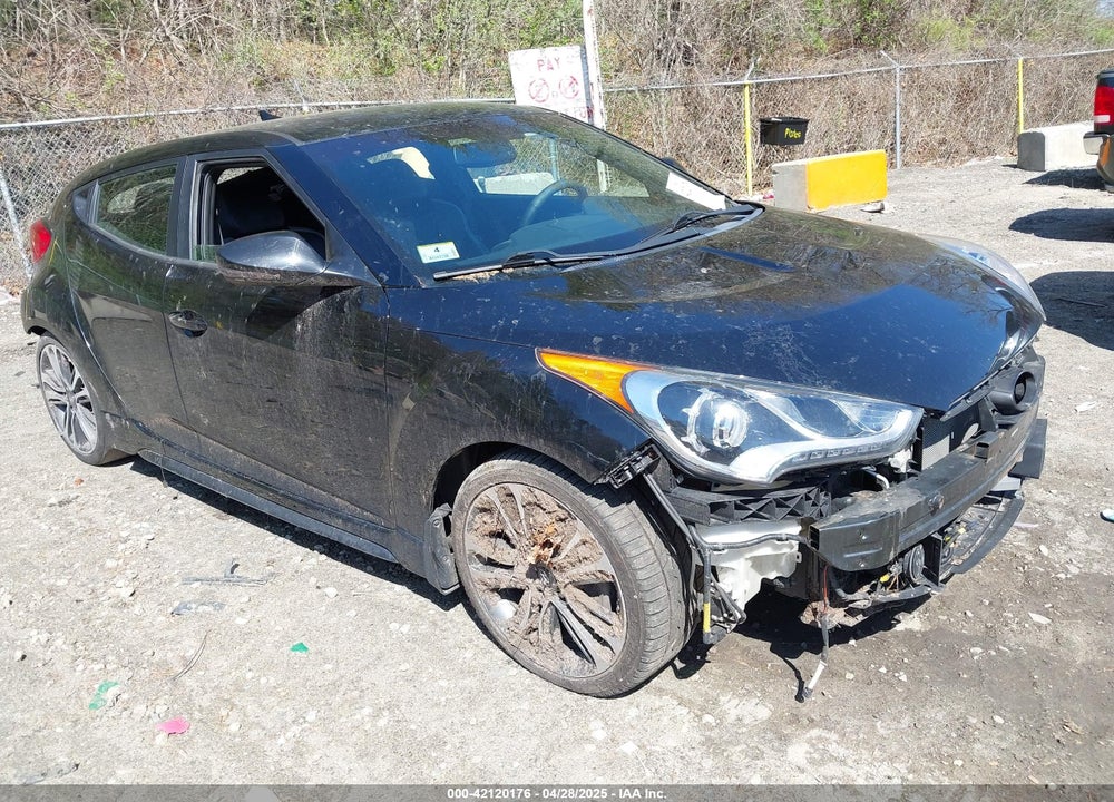 2016 HYUNDAI VELOSTER TURBO VIN: KMHTC6AE6GU271256